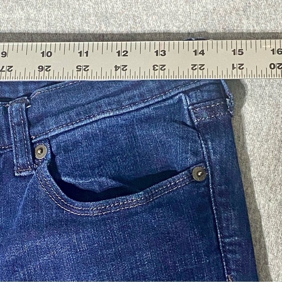 Banana Republic Jeans Women's 6 Blue Slim Bootcut Mid Rise Western Stretch Denim - Picture 11 of 11